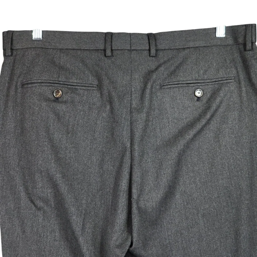 J Crew Bowery Slim Fit Dress Pants 36x32 Men Gray Stretch Business Office Career